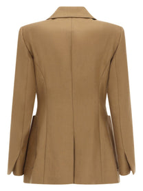 Max Mara Women's Linen Blazer Brown