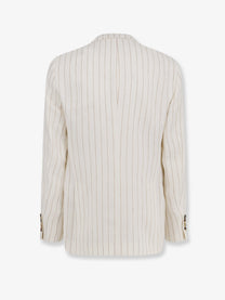 Brunello Cucinelli Men's Linen Blazer PANAMA
