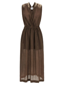 Nude Lucy Linen Blend Dress Brown