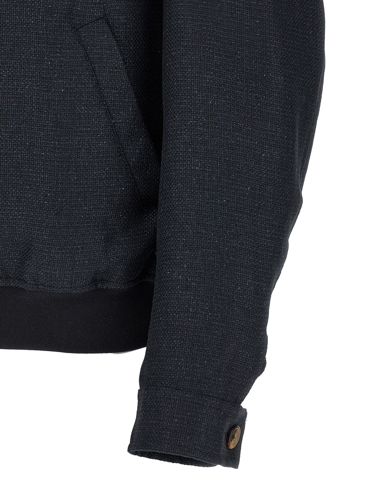 Brunello Cucinelli Linen Blend Jacket Blue