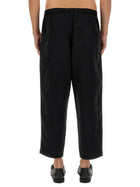 YMC Men's Linen Blend Pants Black, view 3