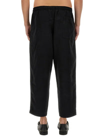 YMC Men's Linen Blend Pants Black