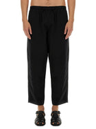 YMC Men's Linen Blend Pants Black