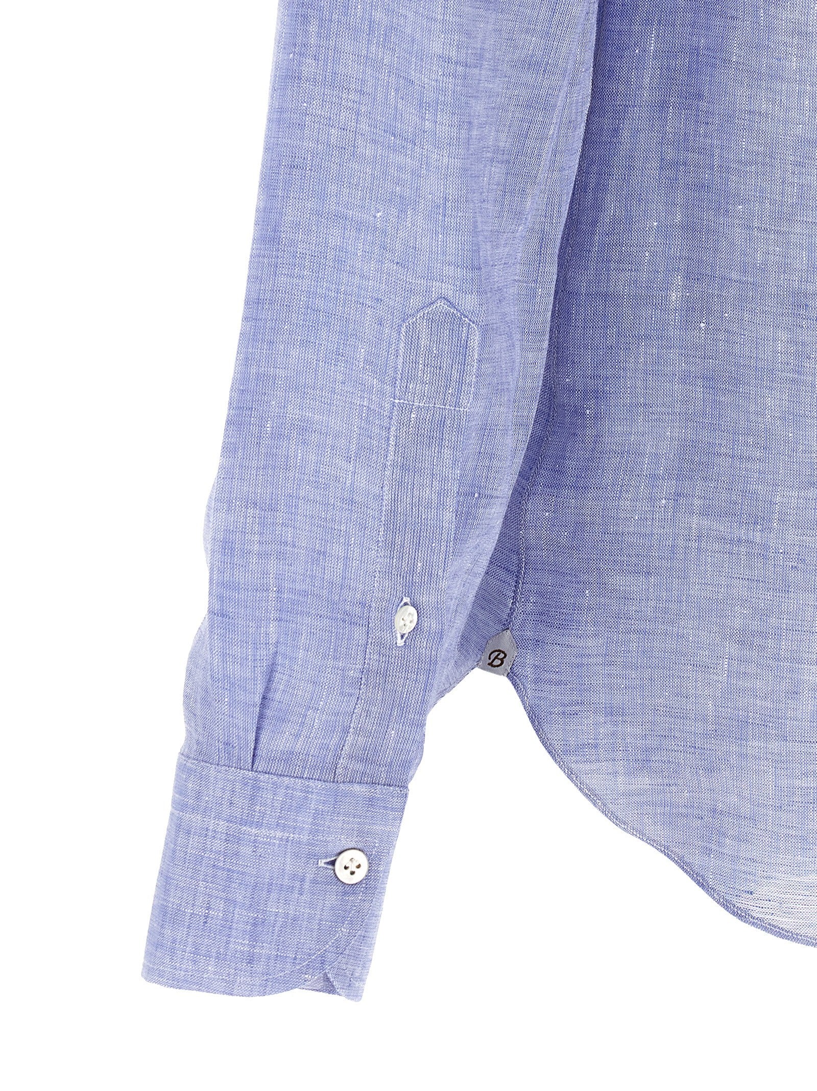 Borriello Linen Blouse Blue