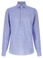 Borriello Linen Blouse Blue