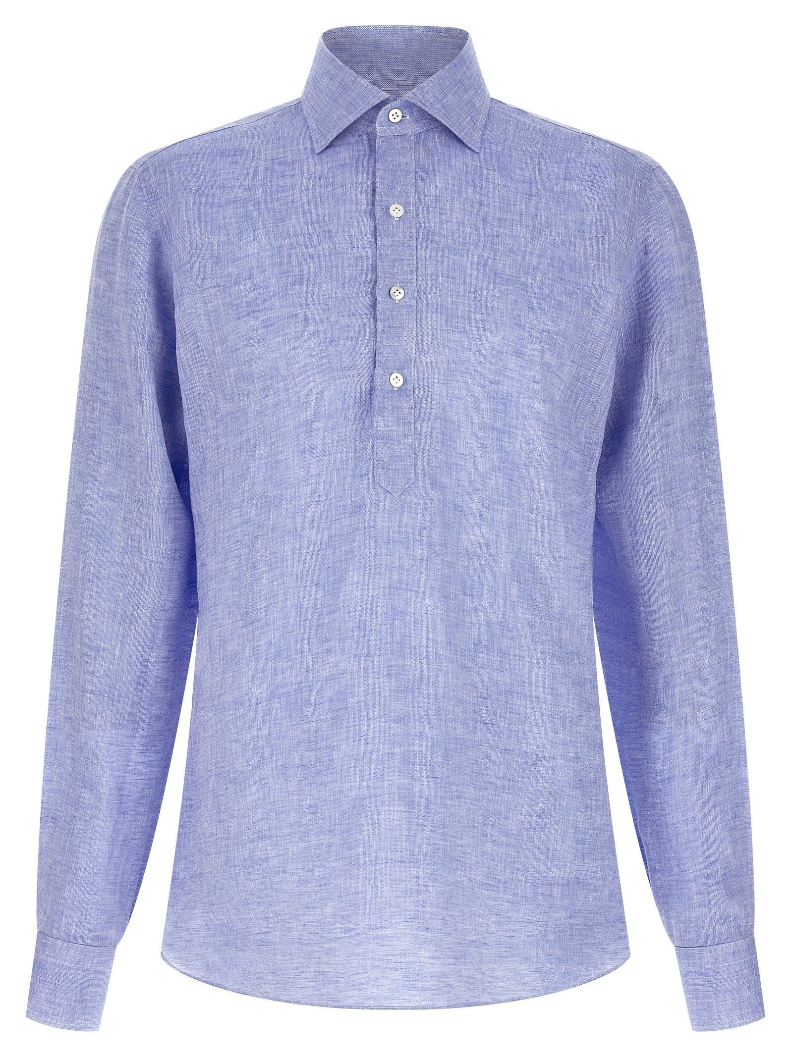 Borriello Linen Blouse Blue