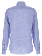 Borriello Linen Blouse Blue, view 2