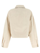 Brunello Cucinelli Linen Cotton Jacket Beige, view 2