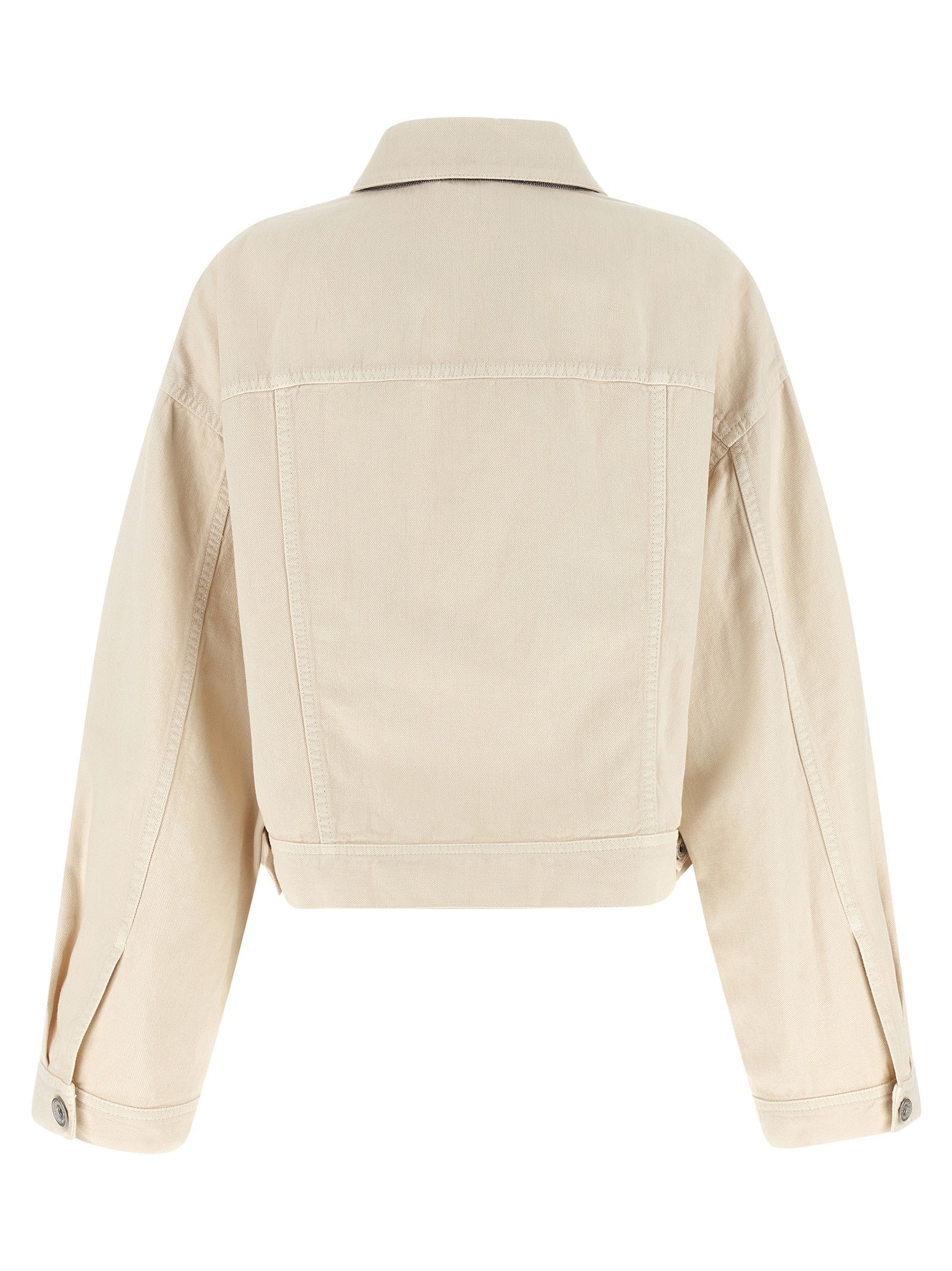 Brunello Cucinelli Linen Cotton Jacket Beige