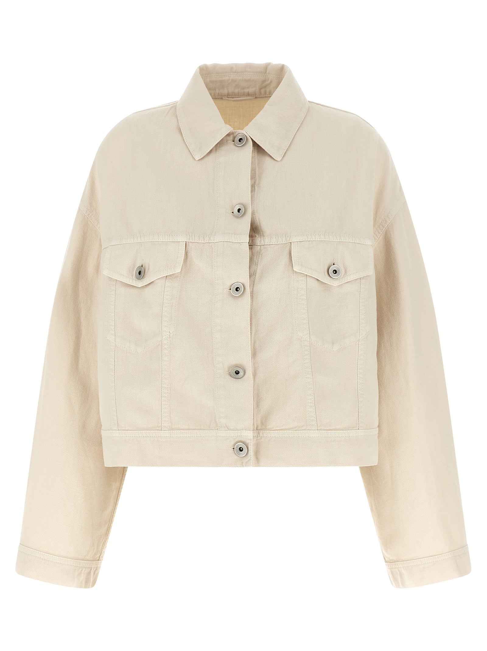 Brunello Cucinelli Linen Cotton Jacket Beige