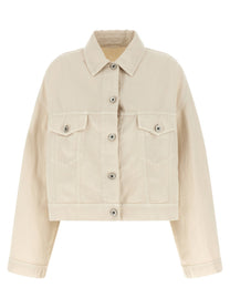 Brunello Cucinelli Linen Cotton Jacket Beige