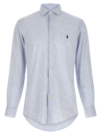 Polo Ralph Lauren Linen Cotton Shirt Blue