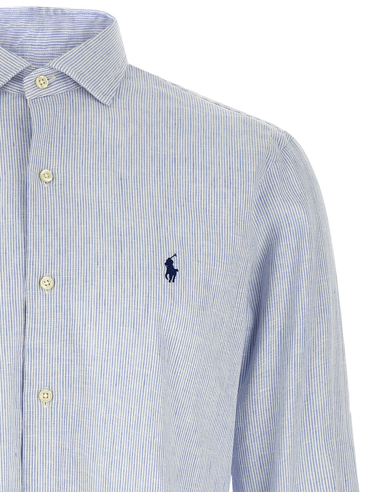 Polo Ralph Lauren Linen Cotton Shirt Blue