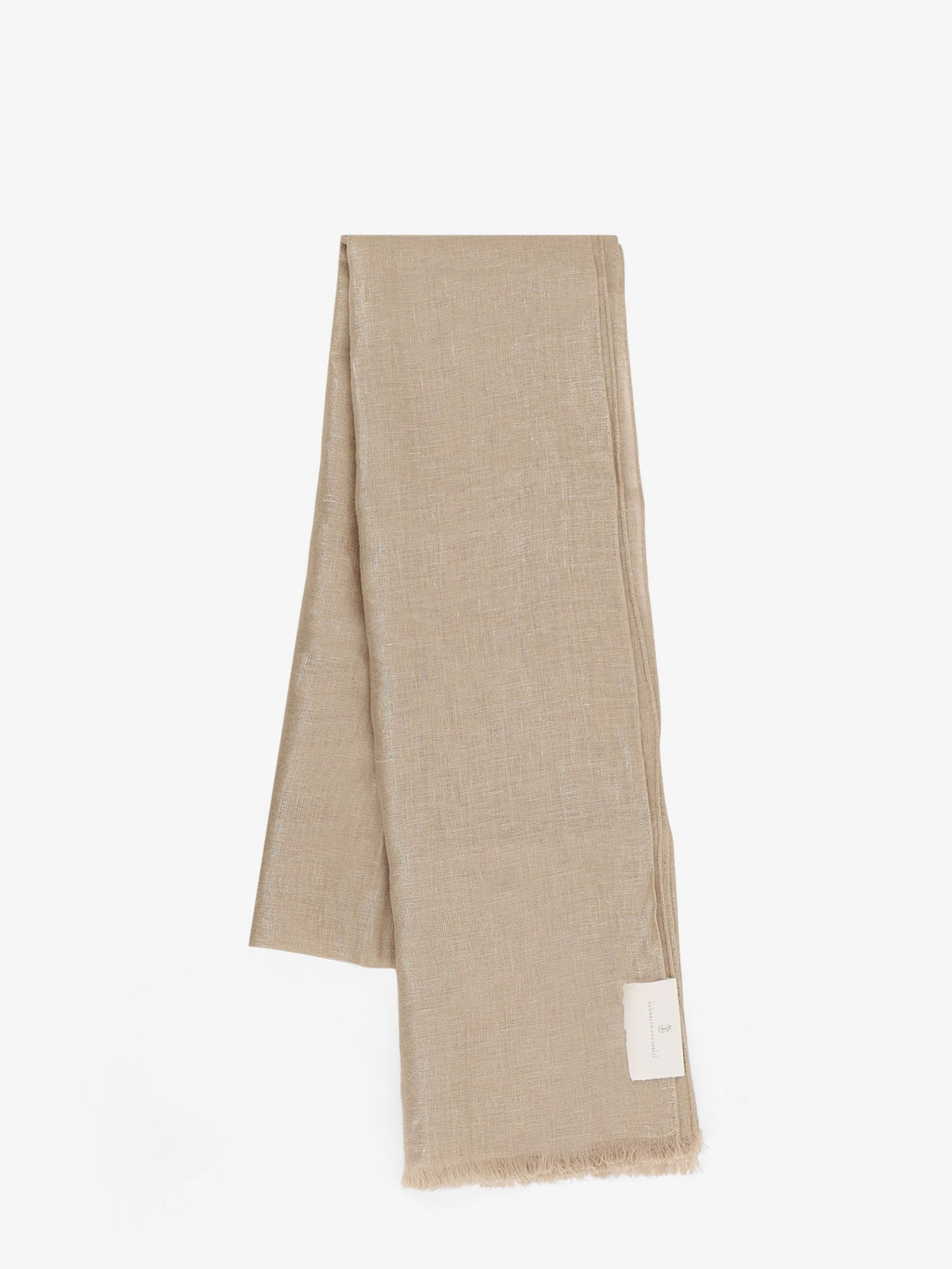 Brunello Cucinelli Women's Linen Lurex Scarf VANILLE