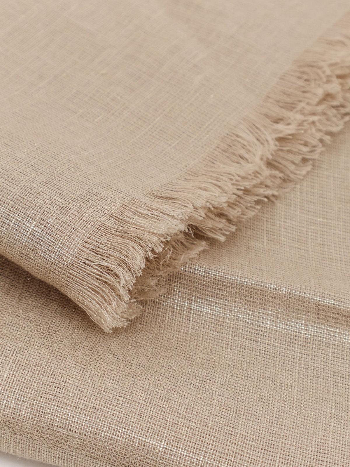 Brunello Cucinelli Women's Linen Lurex Scarf VANILLE