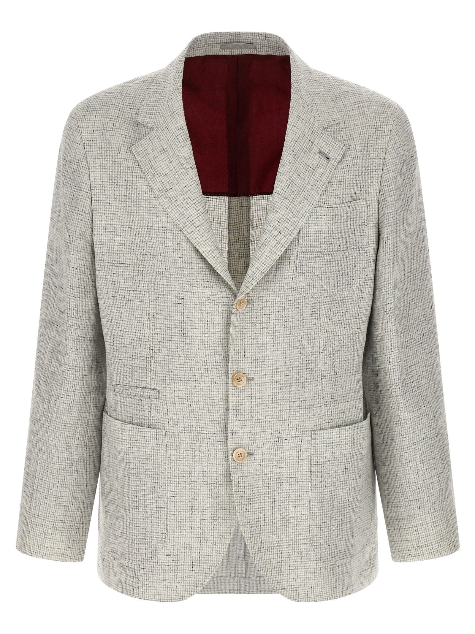 Brunello Cucinelli Linen Operated Blazer Beige