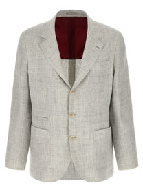 Brunello Cucinelli Linen Operated Blazer Beige