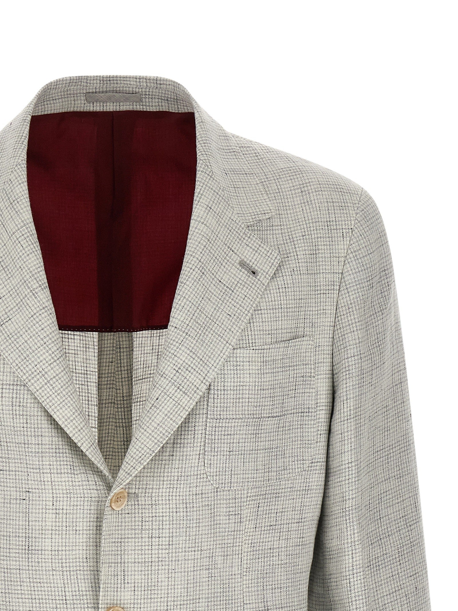 Brunello Cucinelli Linen Operated Blazer Beige