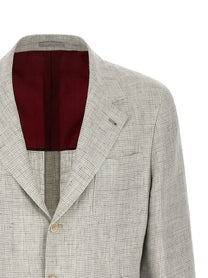 Brunello Cucinelli Linen Operated Blazer Beige