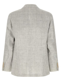 Brunello Cucinelli Linen Operated Blazer Beige