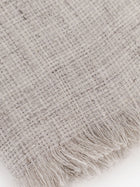 Brunello Cucinelli Men's Linen Scarf Grey, view 2