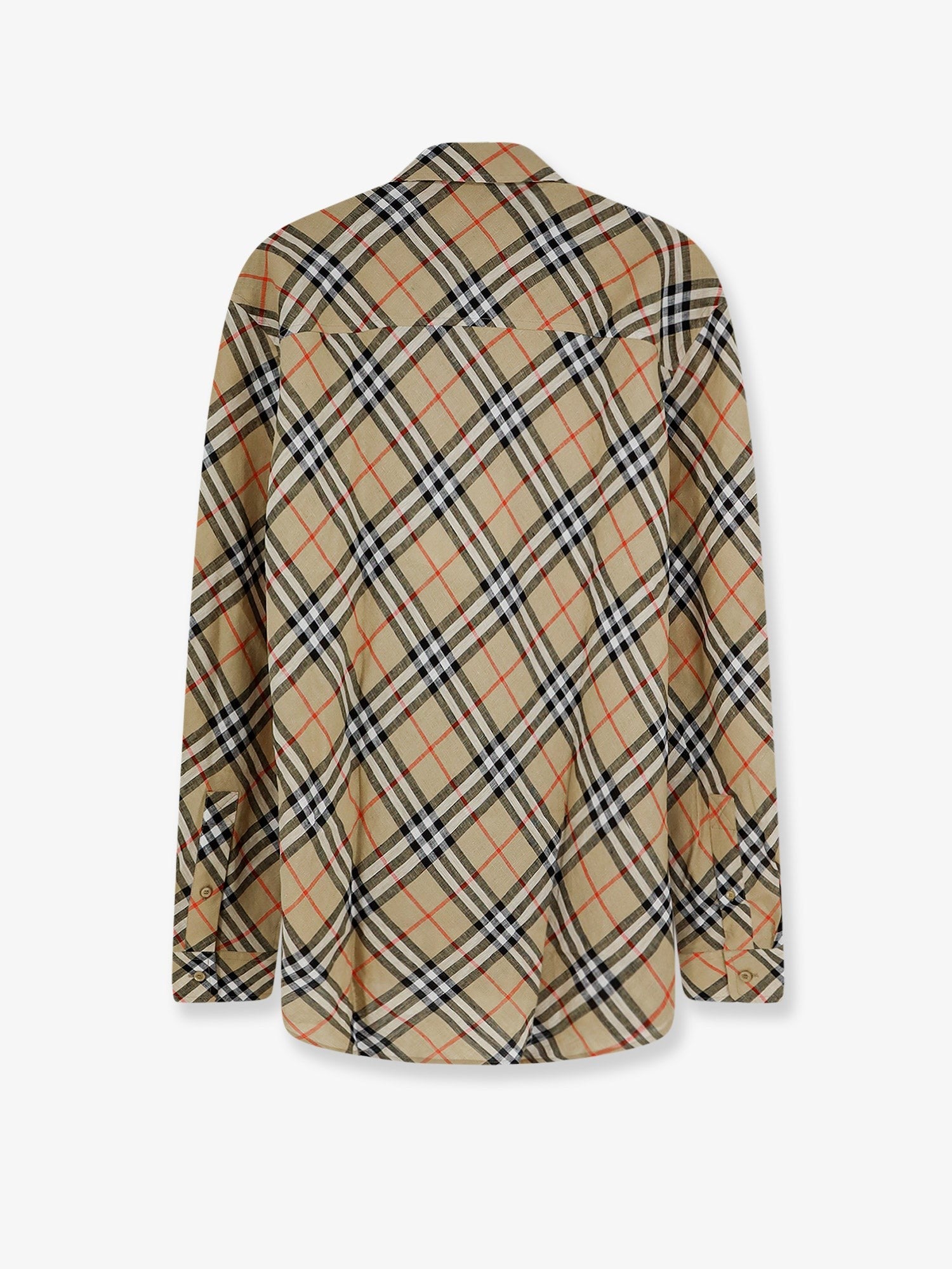 Burberry Men's Linen Shirt Beige