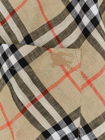 Burberry Men's Linen Shirt Beige