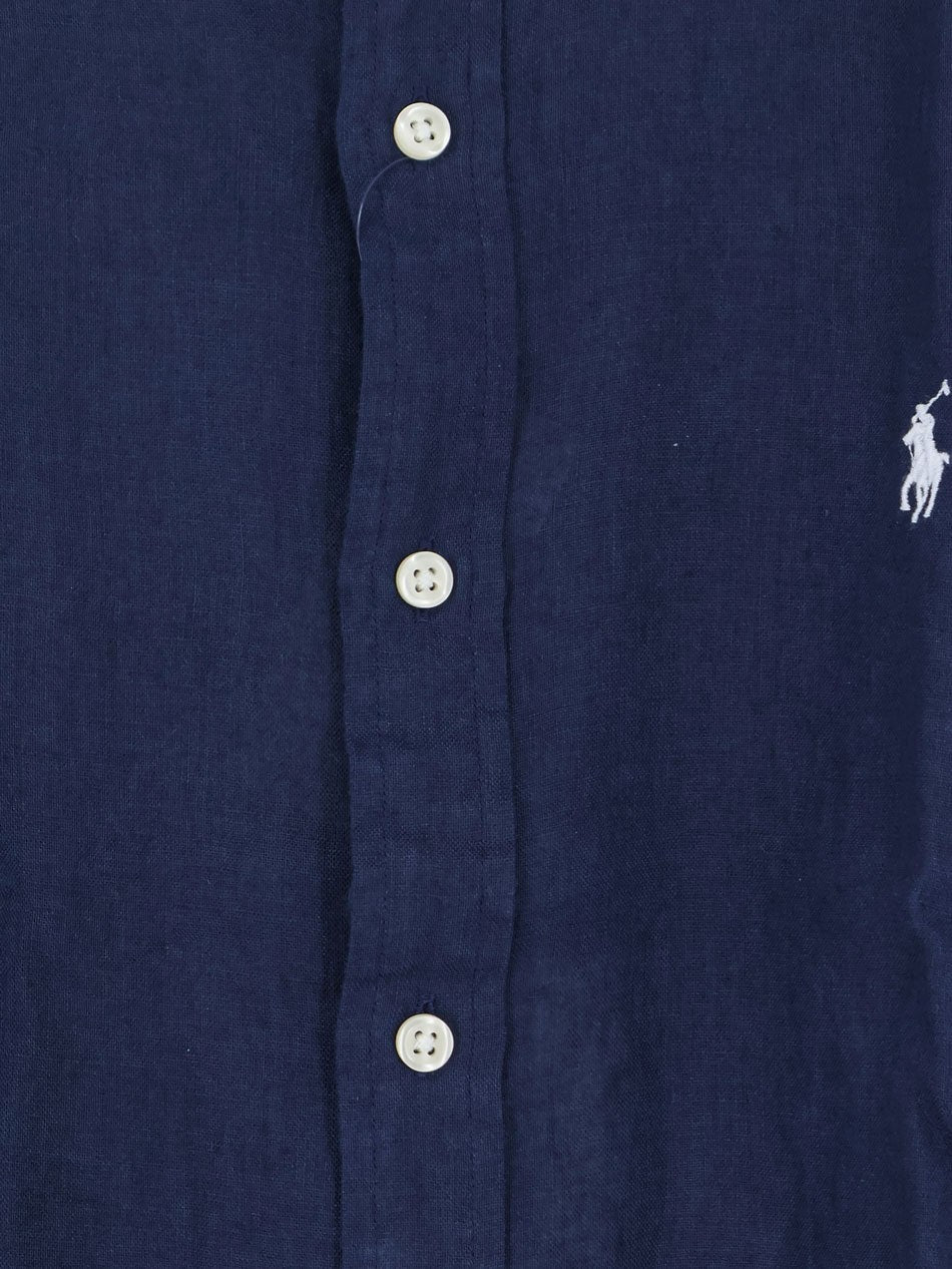 Polo Ralph Lauren Men's Linen Shirt White