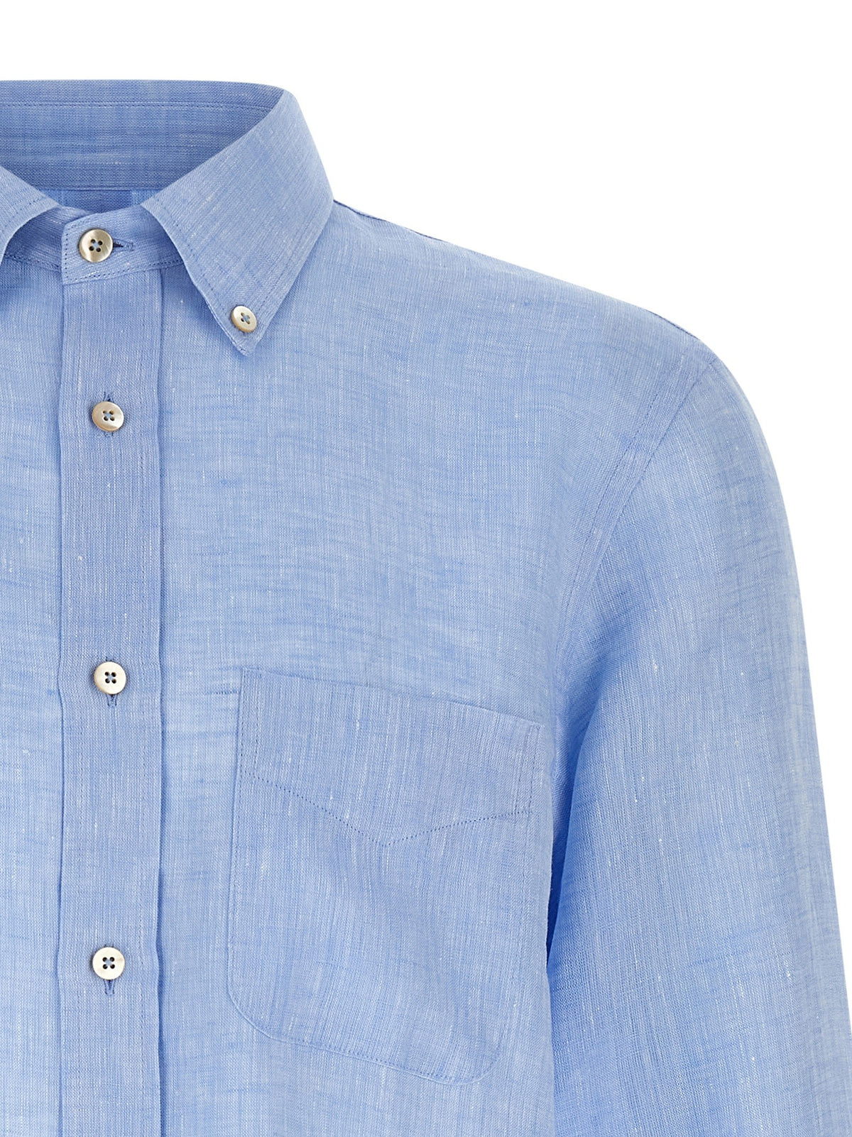 Riviera Project Linen Shirt Blue, view 3