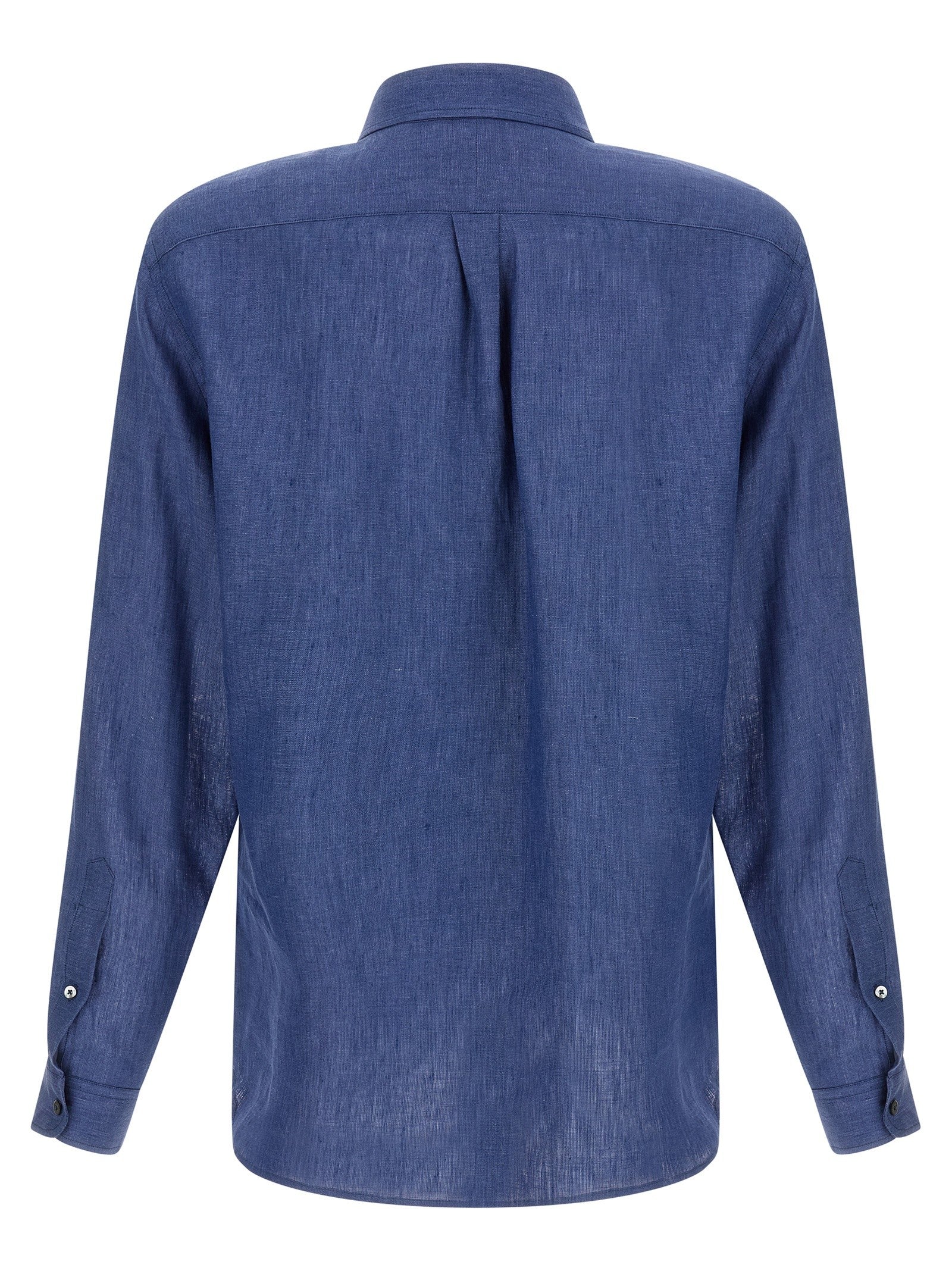 Riviera Project Linen Shirt Blue