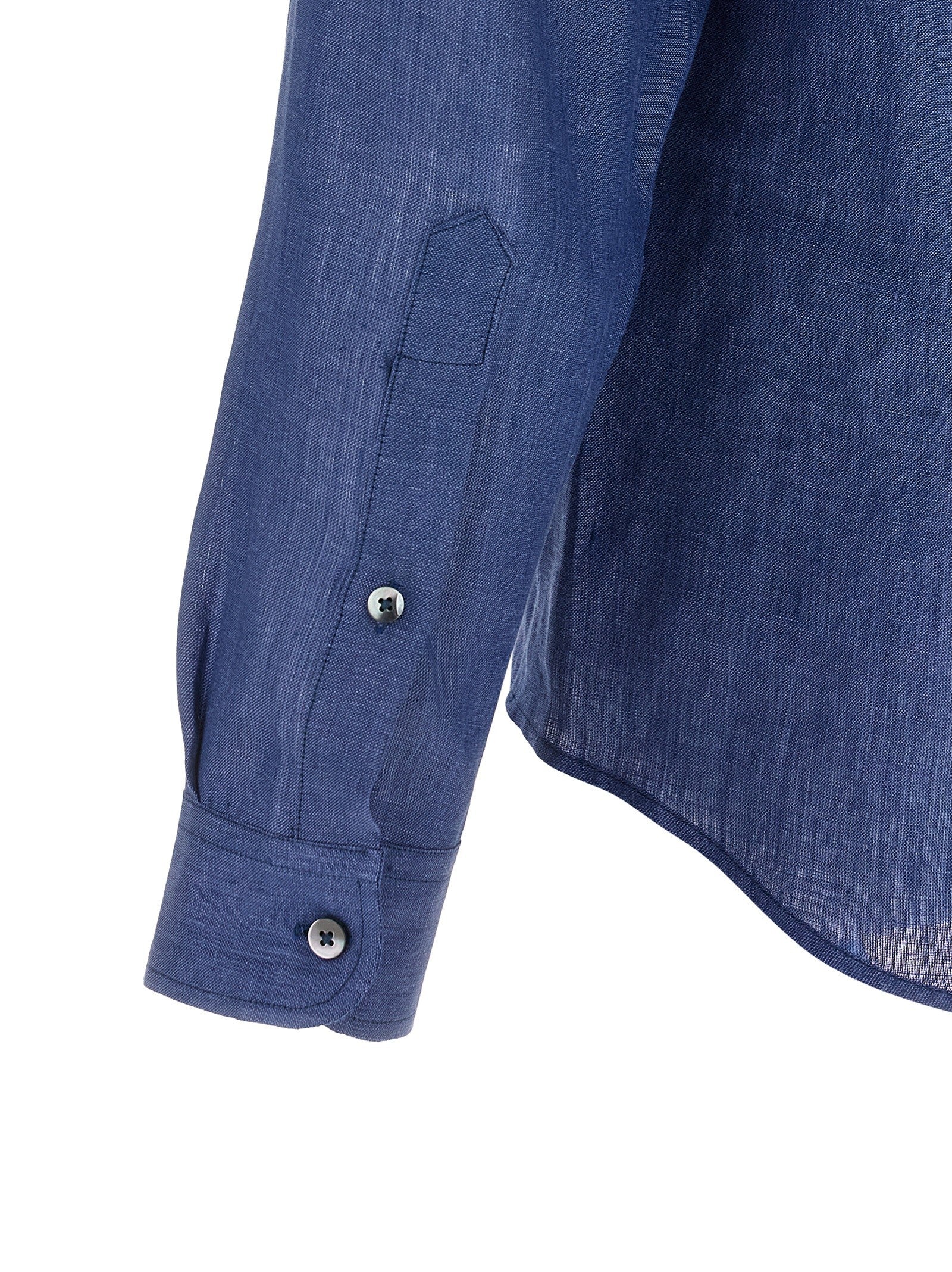 Riviera Project Linen Shirt Blue