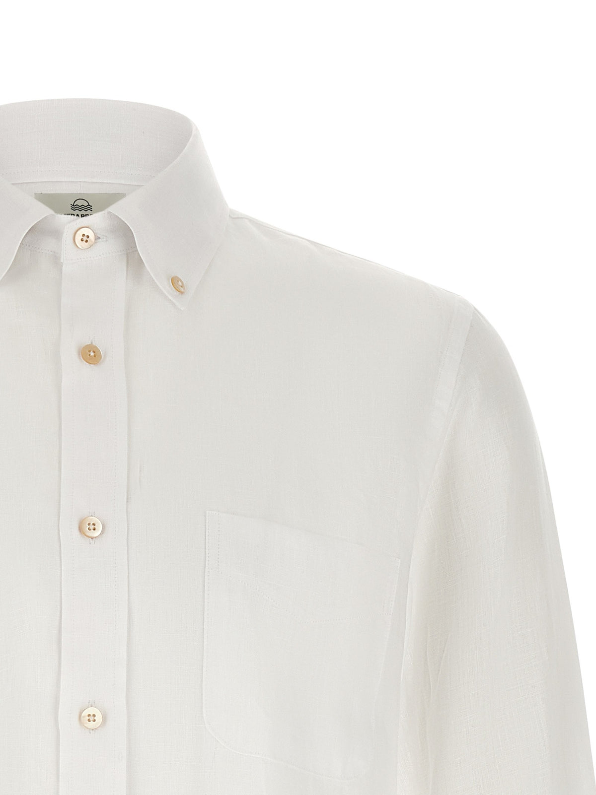 Riviera Project Linen Shirt White, view 3