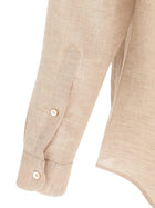 Riviera Project Linen Shirt Beige, view 4