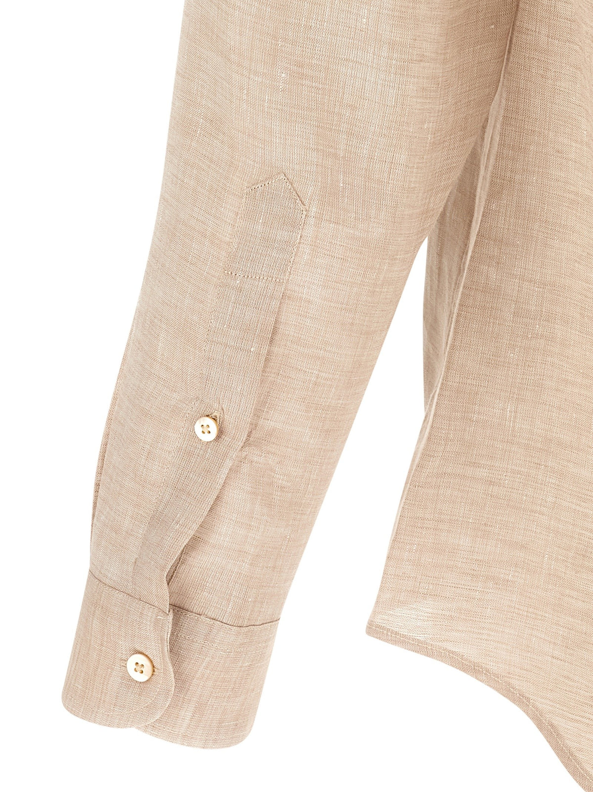 Riviera Project Linen Shirt Beige, view 4