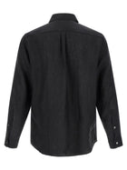 Riviera Project Linen Shirt Black, view 2