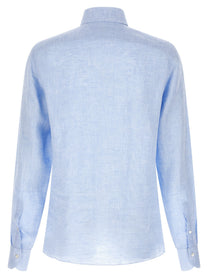 Borriello Linen Shirt Blue