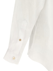 Riviera Project Linen Shirt White, view 4