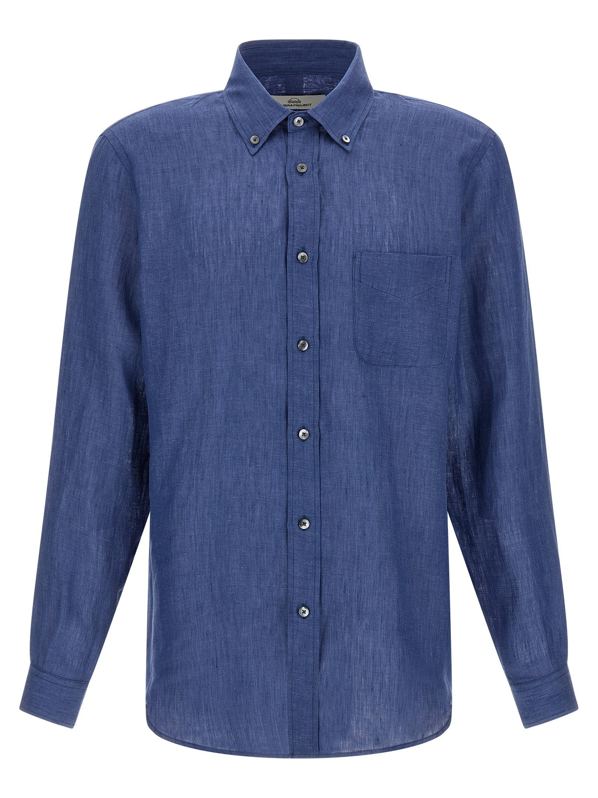 Riviera Project Linen Shirt Blue