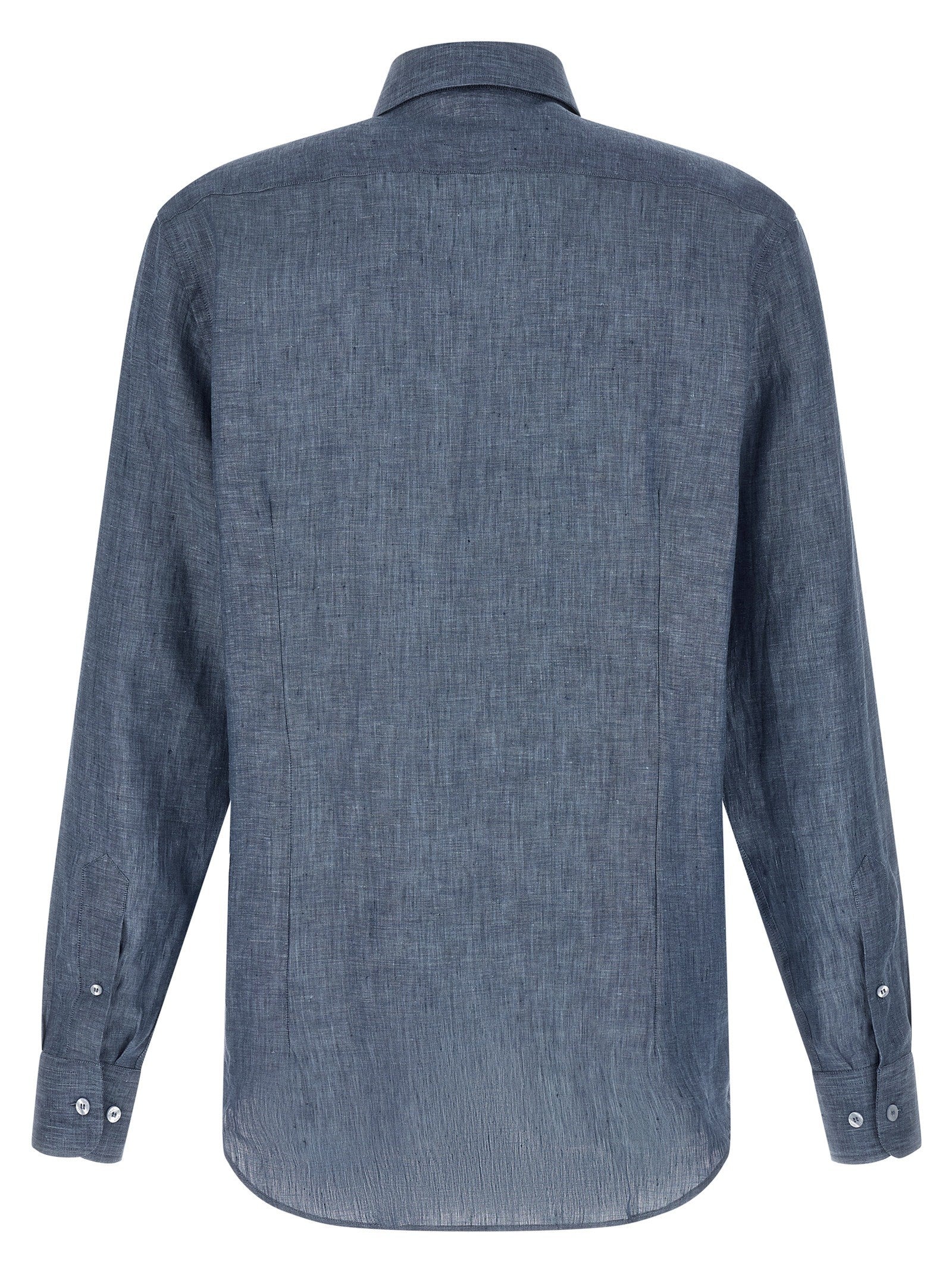 ETRO Linen Shirt Blue