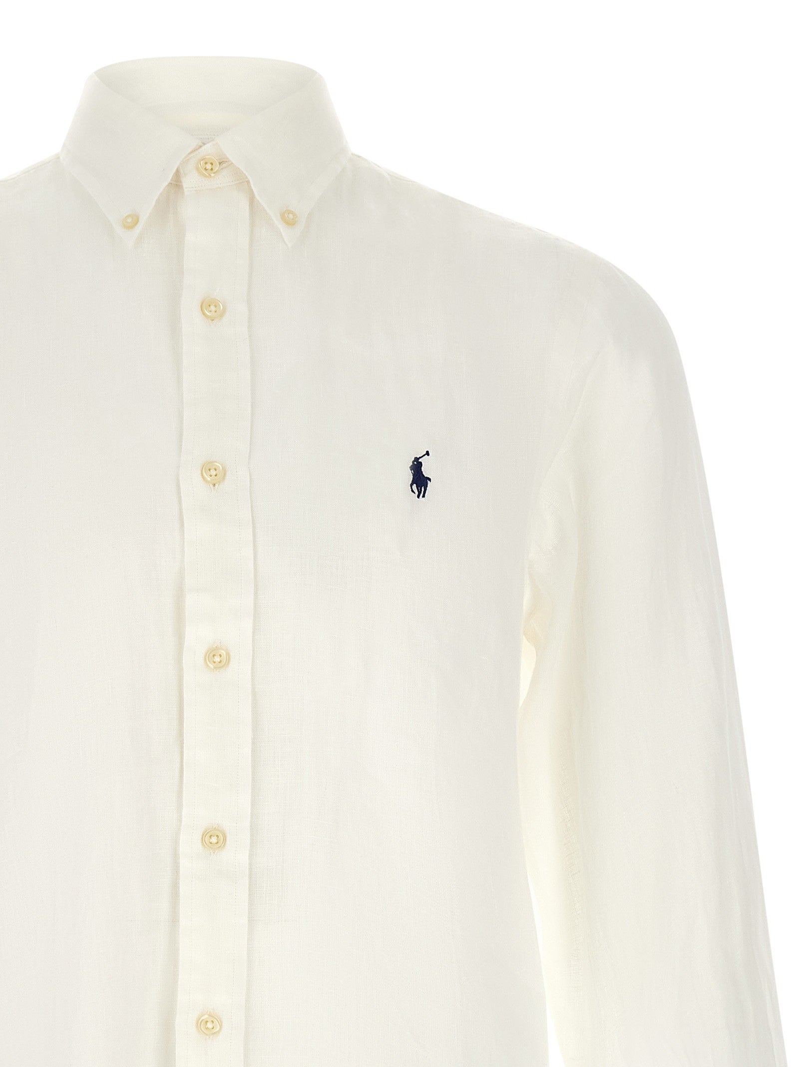 Polo Ralph Lauren Linen Shirt White