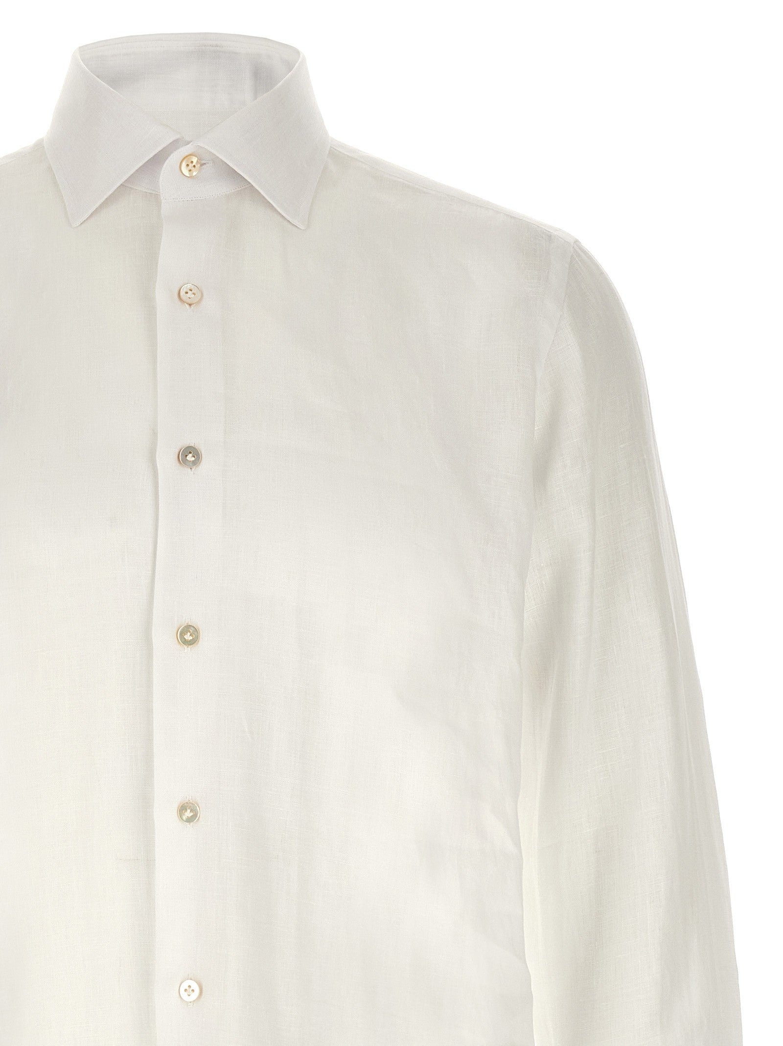 Borriello Linen Shirt White