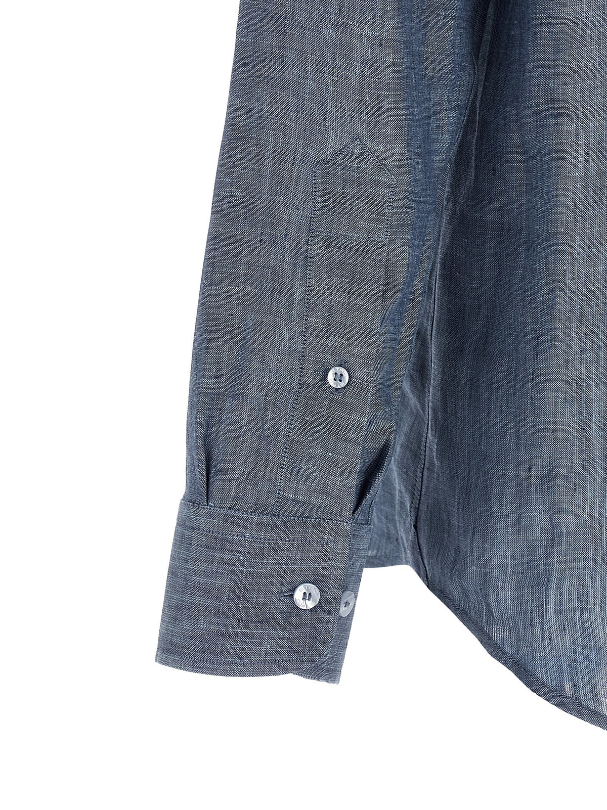 ETRO Linen Shirt Blue, view 4