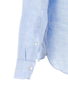 Borriello Linen Shirt Blue, view 4