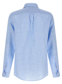 Riviera Project Linen Shirt Blue, view 2