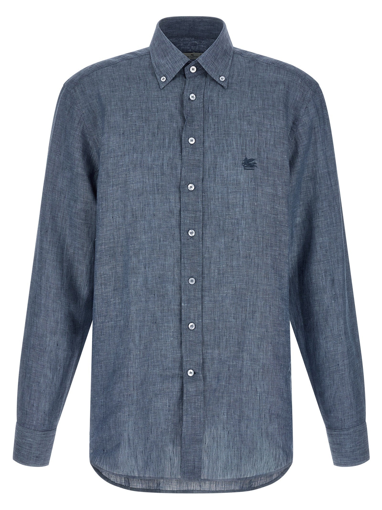 ETRO Linen Shirt Blue