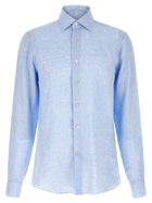 Borriello Linen Shirt Blue