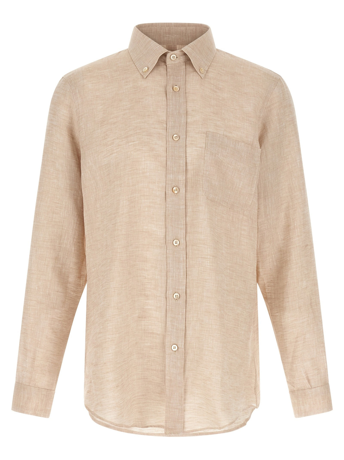 Riviera Project Linen Shirt Beige