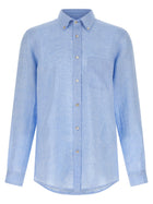 Riviera Project Linen Shirt Blue