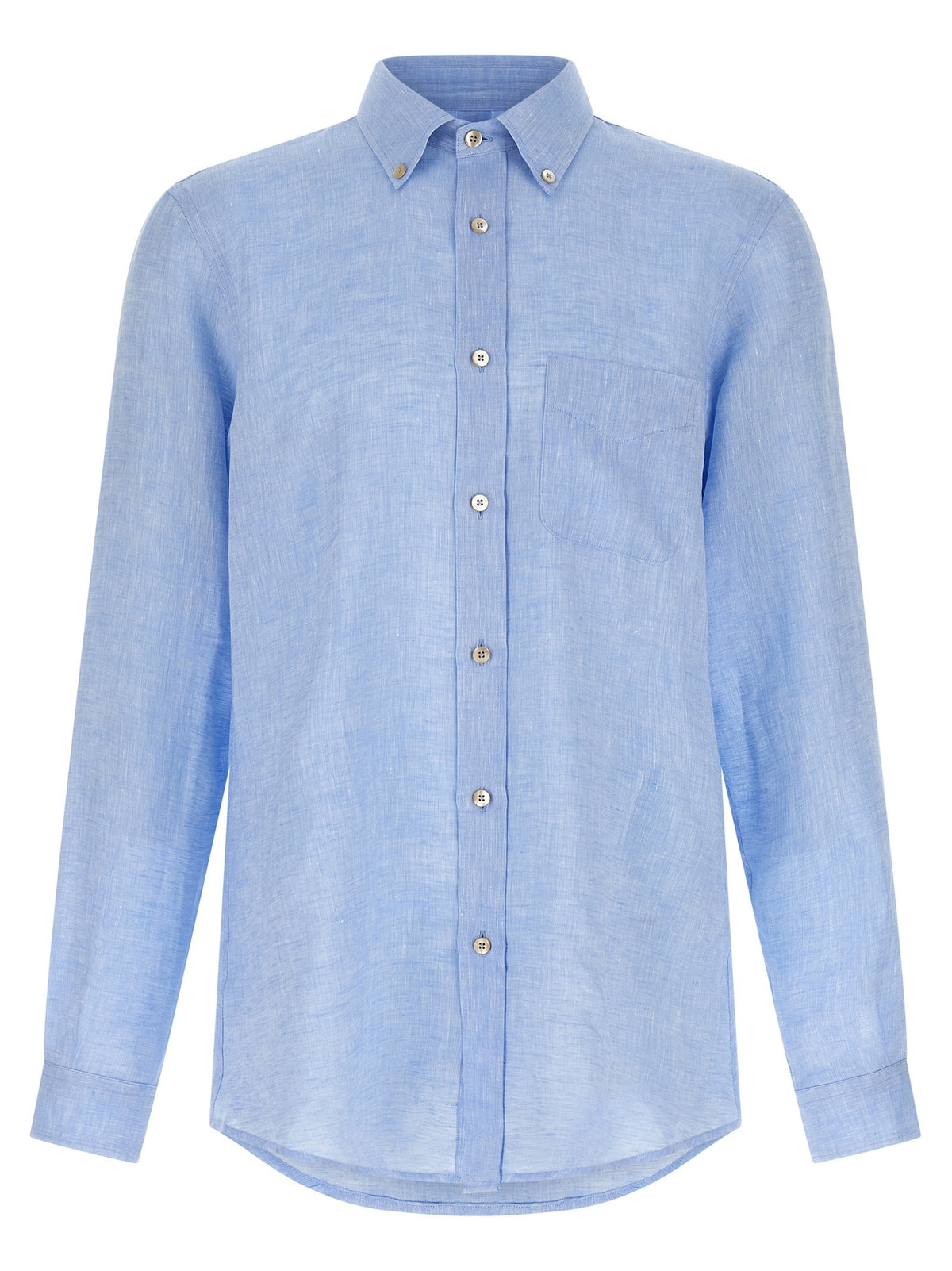 Riviera Project Linen Shirt Blue