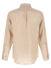 Riviera Project Linen Shirt Beige, view 2